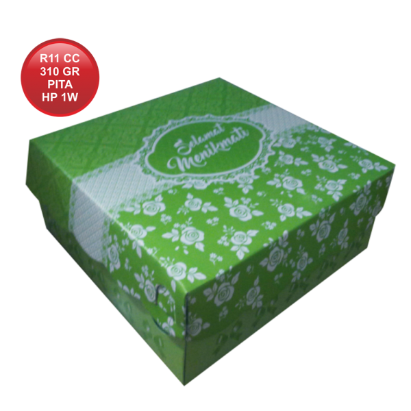 R11 CETAK COATED 310 PITA HIJAU PUPUS 2W